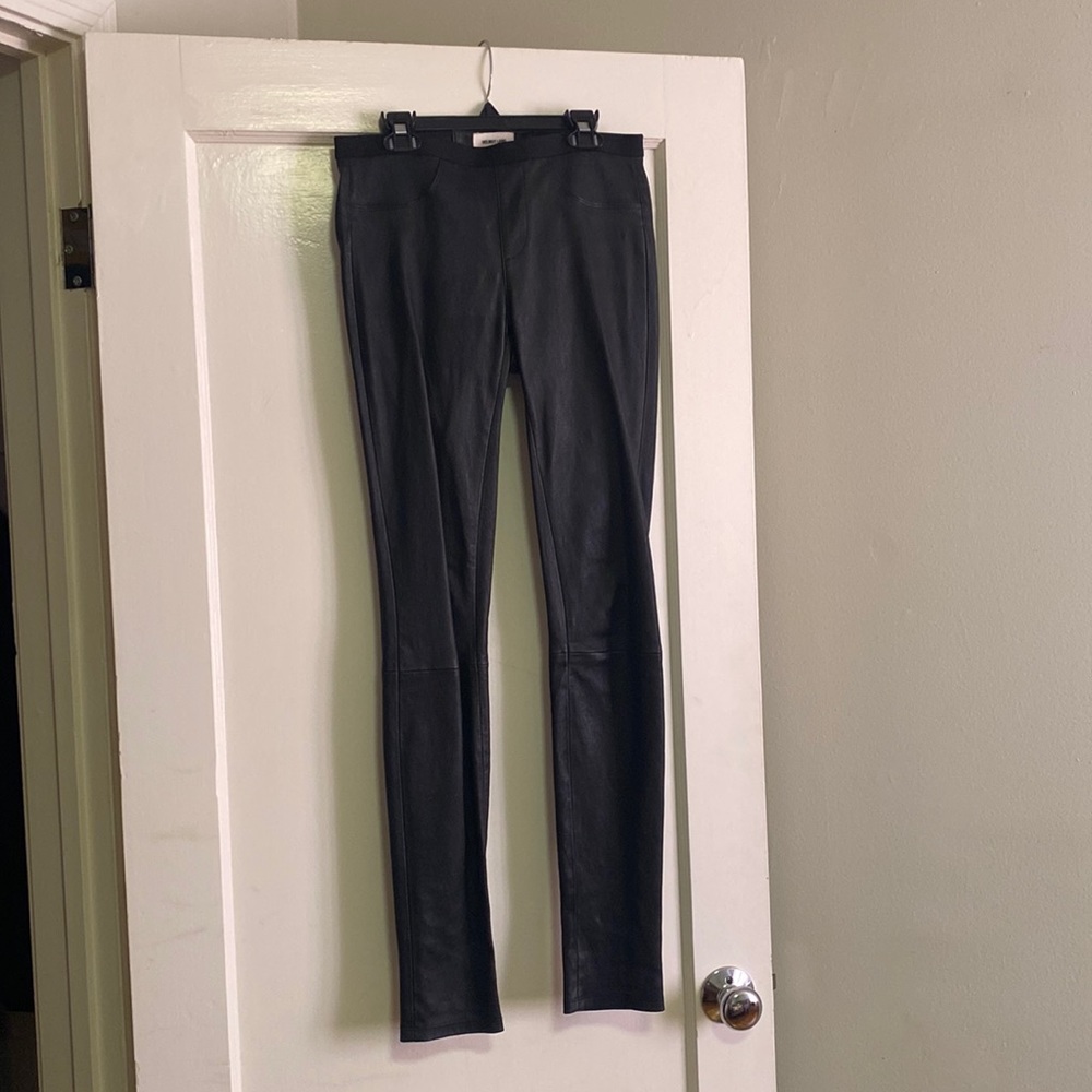 Helmut Lang 100% Lamb Leather Pants